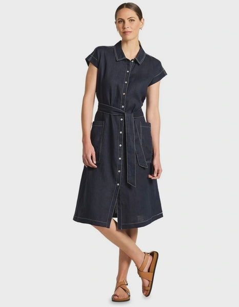 Atlas Dress - Navy