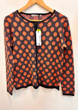 Sne Spot & Dot Eco Cardigan - Rust