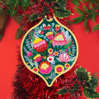 Kirsten Katz Wooden Christmas Baubles