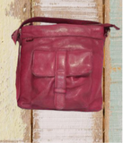 Presley Crossbody Leather Bag - Selection of colours