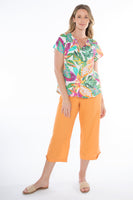 Tropicana Shirred Top