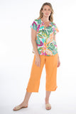 Tropicana Shirred Top