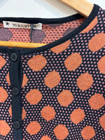 Sne Spot & Dot Eco Cardigan - Rust