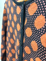 Sne Spot & Dot Eco Cardigan - Rust