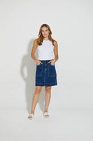 NL Hatfield Denim Skirt - Midnight