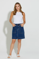 NL Hatfield Denim Skirt - Midnight