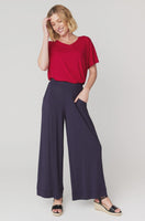 Bella Palazzo Pants - Navy