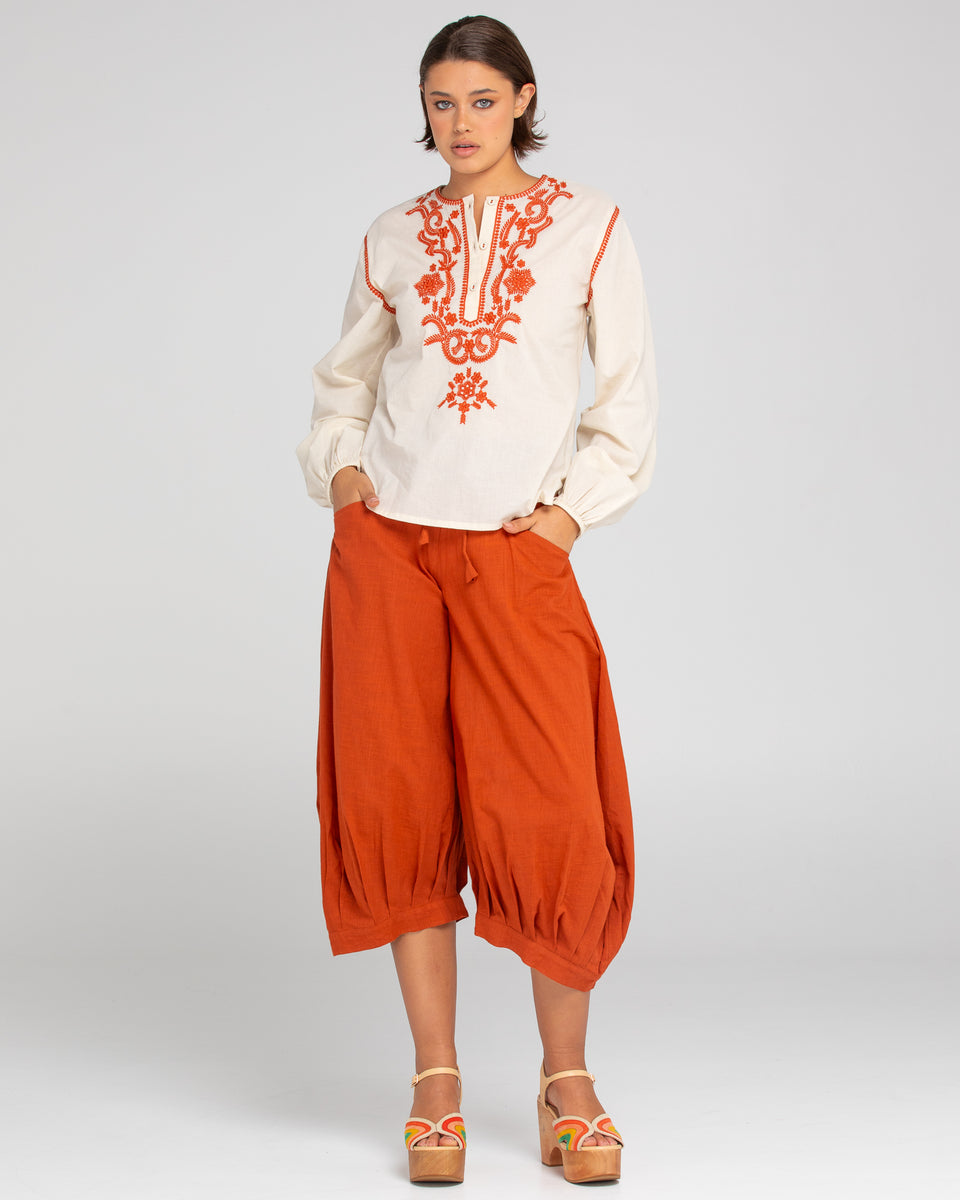 Guru Pants - Mecca Orange – Arabesque Springwood