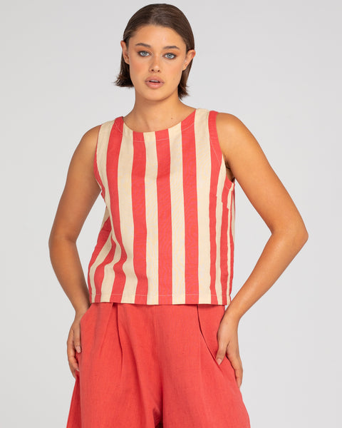 Mina Top - Kaia Stripe