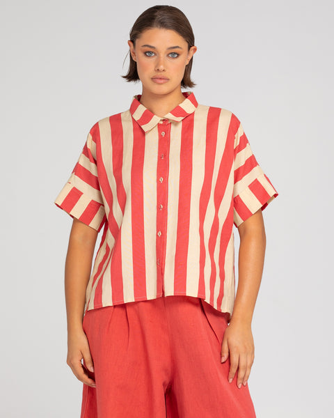 Mina Shirt - Kaia Stripe