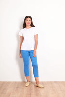 Fuss Free 7/8 Pants - Azure