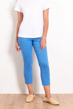 Fuss Free 7/8 Pants - Azure