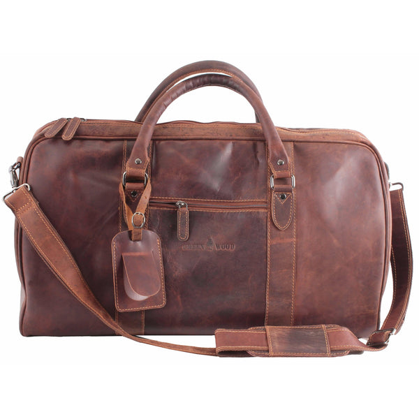 Leather Weekend Travel Bag - Wilson