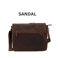 Leather Laptop Bag - Richard