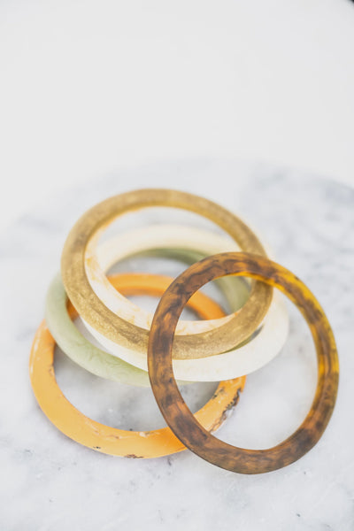 Point Resin Bangles