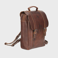 Leather Laptop Backpack - Melbourne