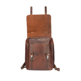 Leather Laptop Backpack - Melbourne