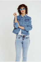 Barnet Denim Jacket- Light Blue