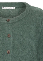 Kora Lambswool Jacquard Cardi - Forest