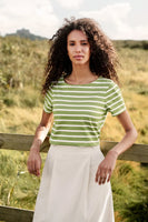 Sailor T-Shirt - Breton Dill Chalk