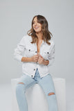 Hornsey Hybrid Denim Jacket - White